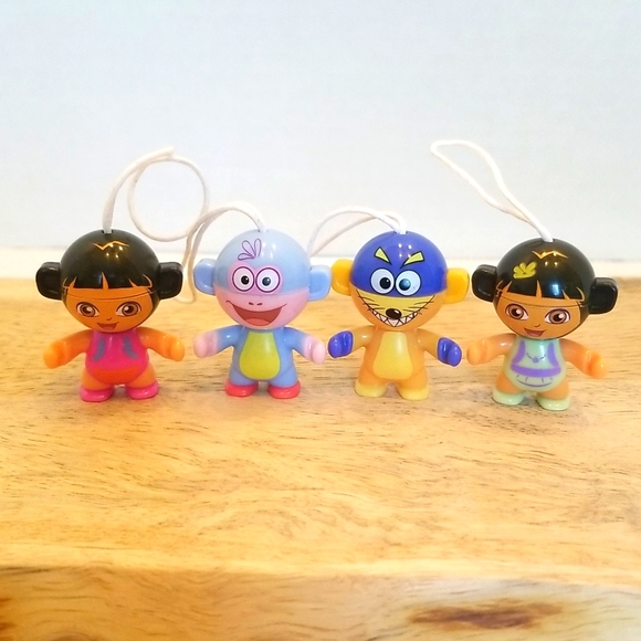 Kinder Suprise Dora the Explorer Swiper Boots Oranments - Picture 2 of 7
